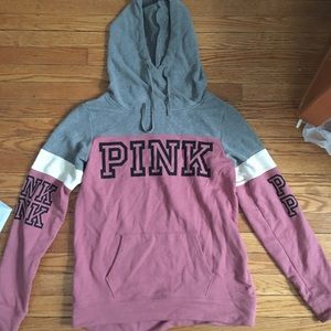 Pink and gray Victoria’s Secret Hoodie